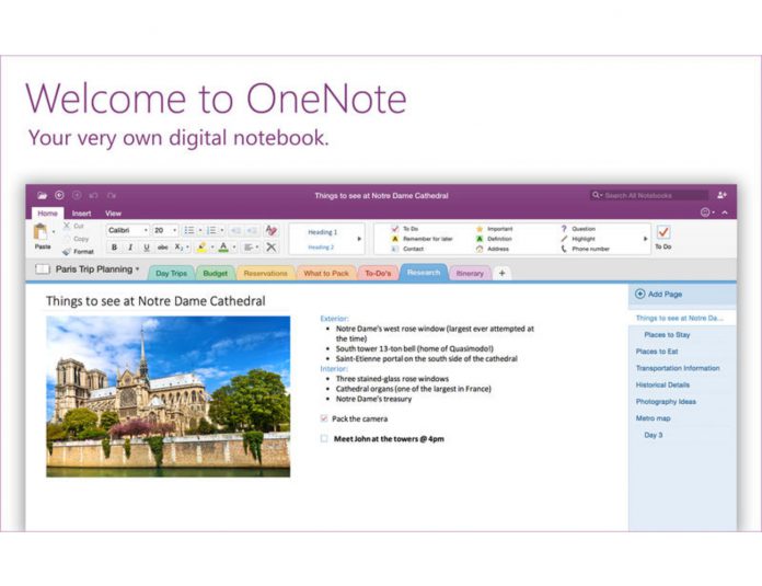 Microsoft onenote for mac download