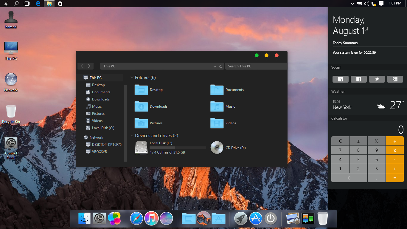 Mac Os Theme For Windows 10